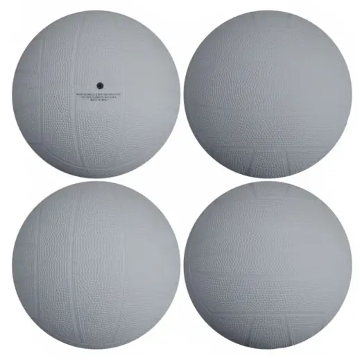 Moulded Rubber Pimple Grain Netball White